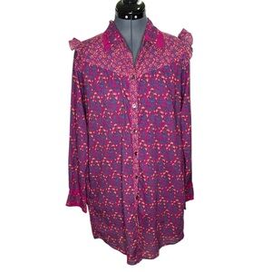 Roller Rabbit Augusta Darya Pink and Purple Floral Dress